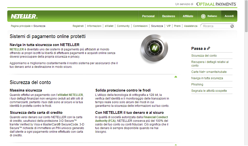 Neteller è sicuro